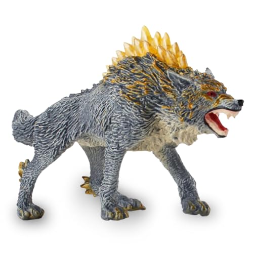 Wolf Figures,Ice Monster Toy,Wolf Figuren Ornament,Schneewolf Modell Spielzeug,PVC Wolf Ornamente,Lernspielzeug Simulation Tiere Modell,Action Figuren für Kinder Spielzeug, Autodekoration von CDLIZW