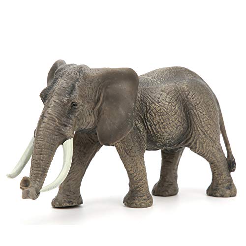 CDQL Elefanten-Modellspielzeug – 20,3 X 9,9 X 9,6 cm, Handbemalte Afrikanische Elefanten-Spielzeugfigur – Wildtier-Modellfigur, Feine Verarbeitung, Lustiges Lernspielzeug für Jungen, von CDQL