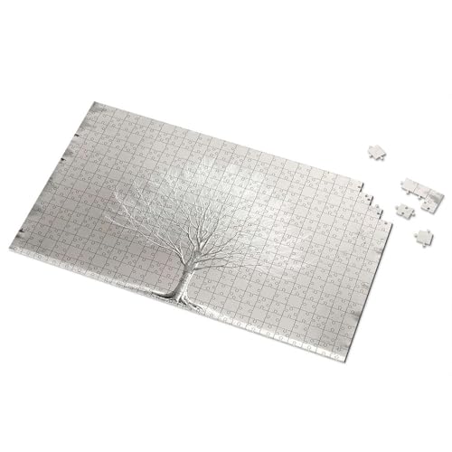 300-teiliges Puzzle, Baum des Winters: ein einsames Schönheitsbild, Puzzle, 300-teiliges Puzzle, Puzzles für Kleinkinder 2–4 (1000 Teile) von CDSS