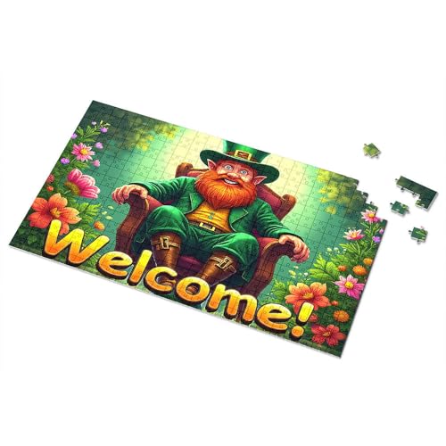 300-teiliges Puzzle "Welcome to the Land of Leprechauns", Bilderpuzzle, 300-teiliges Puzzle für Kleinkinder 2–4 (1000 Teile) von CDSS