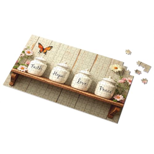Games For Kids 8–12 Gläser des Glaubens, der Hoffnung, der Liebe und des Friedens, Eurographics Puzzles, 1000 Teile für Kleinkinder (1000 Teile) von CDSS