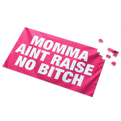 Games For Kids 8-12 Momma Ain'T Raise No Bitch Flaggen-Bilderpuzzle Eurographics Puzzles 1000 Teile Kleinkind-Puzzles (1000 Teile) von CDSS