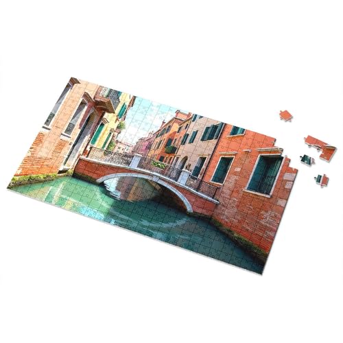 Games For Kids 8–12 bunte Venedig-Kanäle und Brücken, Bilderpuzzle, Eurographics Puzzles, 1000 Teile für Kleinkinder (1000 Teile) von CDSS