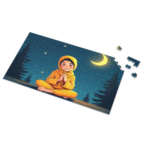 Puzzle, 500 Teile, Gebet in der Nacht: Eine ruhige Szene, Bilderpuzzle, Puzzle, 500 Teile (500 Teile) von CDSS
