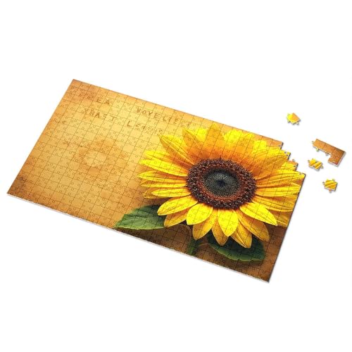 Puzzle, 500 Teile, Sonnenblumen-Charm: ein helles und schönes Display, Puzzle, Puzzle, 500 Teile (300 Stück) von CDSS