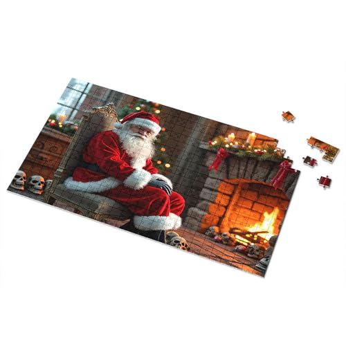 Puzzle, 500 Teile, Weihnachtsmann-Wärme in einem Spukzimmer, 500 Teile (500 Teile) von CDSS