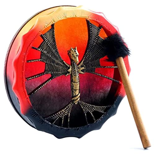 CEHJZQRPL Schamanische Trommel, Lebensbaum-Muster, ethnische Stammes-Geistertrommel, Schamanentrommel, modische Rahmentrommeln, Musiktrommel-Set, for Erwachsene CEHJZQRPL Schamanische Trommel, Lebensbaum-Muster, ethnische Stammes-Geistertrommel, Schamanentrommel, modische Rahmentrommeln, Musiktrommel-Set, for Erwachsene von CEHJZQRPL