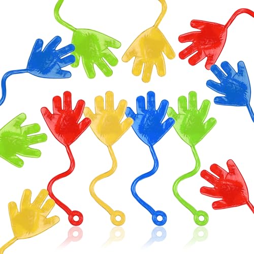 CEJAMA Klatschhände für Kinder 12er Set - Bunte glibber klatsch Hände ideal als Gastgeschenk, Mitgebsel, Mitbringsel für Kindergeburtstag oder Kita von CEJAMA