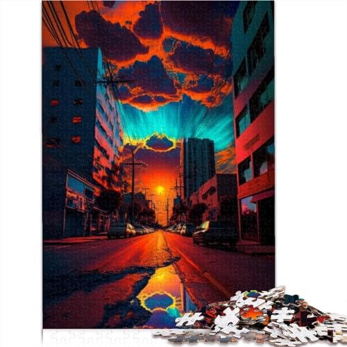 Puzzle für Erwachsene, 1000 Teile, psychedelisch, für Erwachsene, Puzzle-Geschenke, Holzpuzzles, Denksportaufgaben für Erwachsene, 1000 Teile (75x50cm) von CELFER