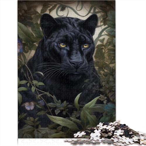 Puzzles 1000 Teile für Erwachsene und von Whimsical Black Panther Puzzles für Erwachsene Puzzle Lernspiel Herausforderungsspielzeug 1000 Teile (75x50cm) von CELFER