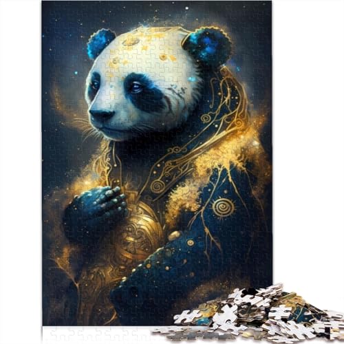 Puzzles für Erwachsene, 1000 Puzzle-Spielzeuge, Panda-Puzzles für Erwachsene, Holz-Puzzle-Spielzeug, Puzzle – herausforderndes Spiel, 1000 Teile (75x50cm) von CELFER