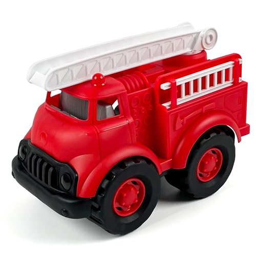 CELMAN Feuerwehrauto Spielzeug - Feuerwehrwagen mit beweglicher Leiter, Bio Sandspielzeug für Mädchen & Jungen, BPA-frei, spülmaschinenfest, für Garten & Sandkasten CELMAN Feuerwehrauto Spielzeug - Feuerwehrwagen mit beweglicher Leiter, Bio Sandspielzeug für Mädchen & Jungen, BPA-frei, spülmaschinenfest, für Garten & Sandkasten von CELMAN