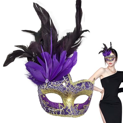 CEMELI Halbe Gesichtsbedeckung für Halloween-Kostüm,Halloween Gesichtsbedeckung - Wiederverwendbare tragbare Karnevals-Halloween-Party-Gesichtsabdeckung für Karneval von CEMELI