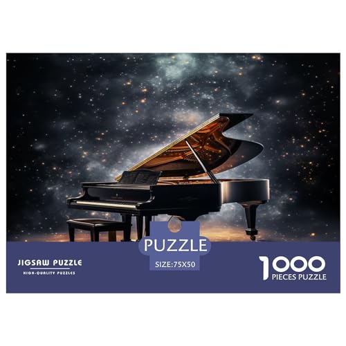 Art Star Piano 1000 Teile Für Erwachsene Puzzles Family Challenging Games Wohnkultur Educational Game Geburtstag Stress Relief 1000pcs (75x50cm) von CENMOO
