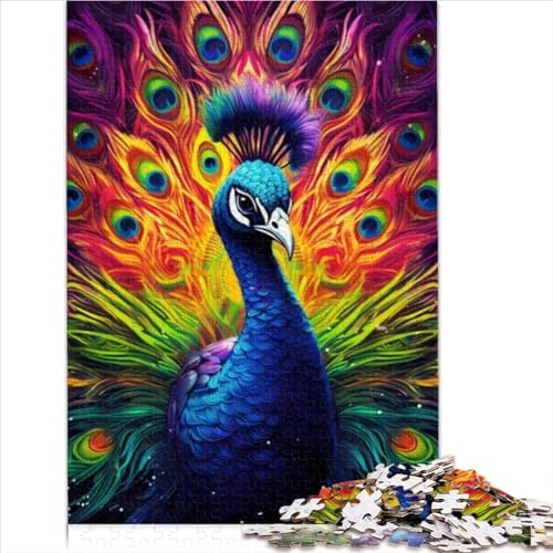 Brightly Colored Birds Puzzle für Erwachsene 1000 Teile Educational Game Geburtstag Home Decor Family Challenging Games Stress Relief Toy 1000pcs (75x50cm) von CENMOO
