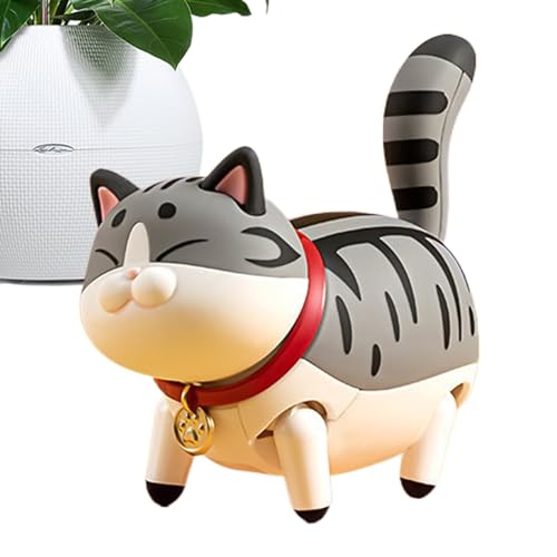 CENMOO Cartoon-Katzenstatue | Figur eines laufenden Kätzchens mit realistischer Schaltersteuerung, kreative Geschenke für Couchtisch, Schaufenster, Nachttische, Computertisch, Tisch CENMOO Cartoon-Katzenstatue | Figur eines laufenden Kätzchens mit realistischer Schaltersteuerung, kreative Geschenke für Couchtisch, Schaufenster, Nachttische, Computertisch, Tisch von CENMOO