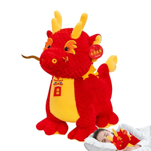 CENMOO Chinesisches Drachenspielzeug, Drache - Plüsch-Drache Chinesisches Neujahr, Drachen-Maskottchen, Frühlingsfest Ornamente Drachenspielzeug für Kinder Geschenk CENMOO Chinesisches Drachenspielzeug, Drache - Plüsch-Drache Chinesisches Neujahr, Drachen-Maskottchen, Frühlingsfest Ornamente Drachenspielzeug für Kinder Geschenk von CENMOO