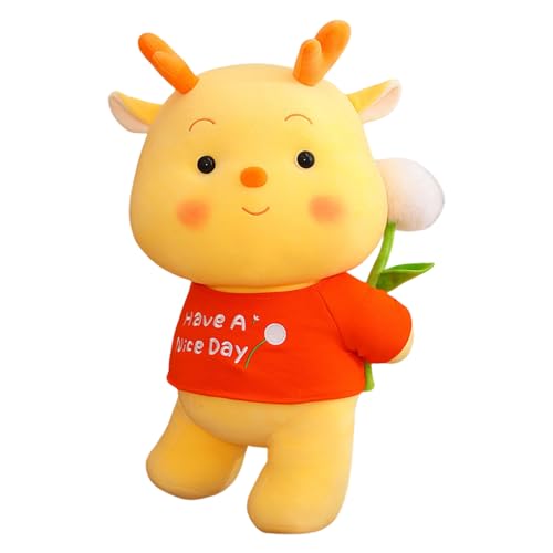 CENMOO Drachenmaskottchen zum Frühlingsfest, Plüschpuppen des chinesischen Sternzeichens, Drachen-Plüschtiere – bequeme Drachen-Plüschtiere mit feiner Verarbeitung für Schlafzimmer, Zimmer CENMOO Drachenmaskottchen zum Frühlingsfest, Plüschpuppen des chinesischen Sternzeichens, Drachen-Plüschtiere – bequeme Drachen-Plüschtiere mit feiner Verarbeitung für Schlafzimmer, Zimmer von CENMOO