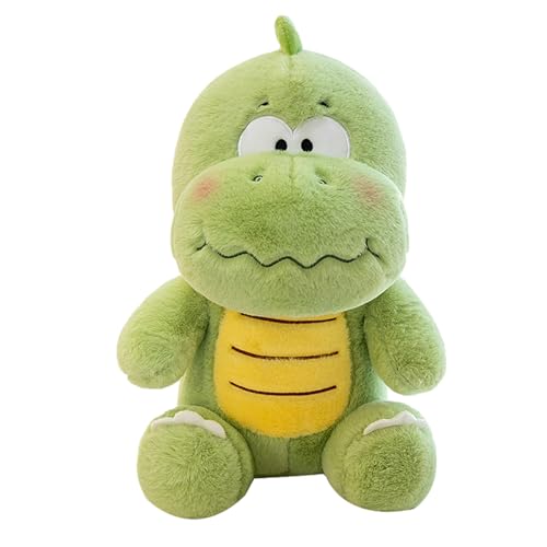 CENMOO Plüsch-Dinosaurier, Dinosaurier-Plüschtier, kleines Plüschtier, grün, niedliches Plüschtier | Spft Dekokissen für Zuhause, bequeme Plüschpuppe für Sofa, Bett von CENMOO