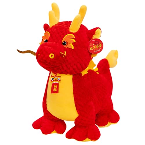 CENMOO Plüschdrache, Drachenplüschtier - Plüschtier des chinesischen Tierkreises - Neujahrsdrachenplüsch, Plüschdrache, Plüschdrache, Plüschdrache, Tischdekoration für den Laden von CENMOO