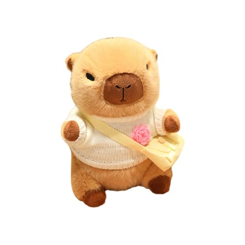 CENMOO Plüschtier, Capybara-Kissen, niedliches Plüschspielzeug, weiches Plüschtier, superweiches Capybara-Plüschkissen, lustiges Plüschspielzeug mit Umhängetasche, Capybara-Plüschspielzeug CENMOO Plüschtier, Capybara-Kissen, niedliches Plüschspielzeug, weiches Plüschtier, superweiches Capybara-Plüschkissen, lustiges Plüschspielzeug mit Umhängetasche, Capybara-Plüschspielzeug von CENMOO