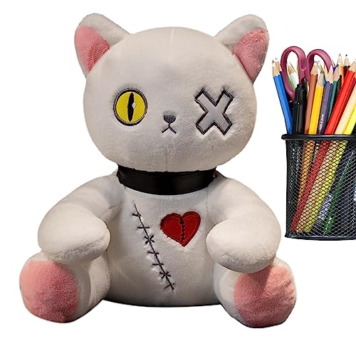CENMOO Plüschtier Halloween Kaninchen, Soft Huggable Lovely Bunny Plushie, Goth Halloween Schreckliche Plüschpuppe, Osterhasenkissen, Weihnachtsgeschenk für Kinder CENMOO Plüschtier Halloween Kaninchen, Soft Huggable Lovely Bunny Plushie, Goth Halloween Schreckliche Plüschpuppe, Osterhasenkissen, Weihnachtsgeschenk für Kinder von CENMOO