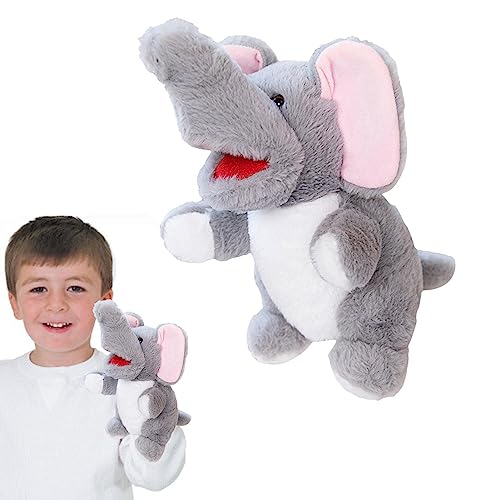 CENMOO Plüschtiere | Niedliches und weiches Plüschtier Tier – Plüschpuppen mit beweglichem Mund für Fiktionsspiele für Kinder, Puppentheater für Shows, Geburtstage von CENMOO