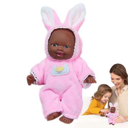 CENMOO Puppen für Mädchen, kleine schlafende Puppe | realistische Puppen | Vivid niedliche Ausdrücke Reborn Puppe 6 Zoll handgefertigt mit Hasen-Pyjama für und Sammlung CENMOO Puppen für Mädchen, kleine schlafende Puppe | realistische Puppen | Vivid niedliche Ausdrücke Reborn Puppe 6 Zoll handgefertigt mit Hasen-Pyjama für und Sammlung von CENMOO