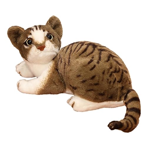 CENMOO Realistische Plüschkatze, niedliches und weiches Katzen-Plüschtier, für Innendekoration, Geburtstagsgeschenk für Erwachsene CENMOO Realistische Plüschkatze, niedliches und weiches Katzen-Plüschtier, für Innendekoration, Geburtstagsgeschenk für Erwachsene von CENMOO