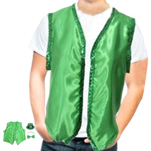 CENMOO St. Patrick's Day-Party-Outfits, St. Patrick's Day Parade-Kostümset, Irish Pride-Feier-Outfits, Feiertags-Party-Outfit Für St. Patrick's Day-Dekorationen, Partyzubehör, Feiertagskostüme von CENMOO