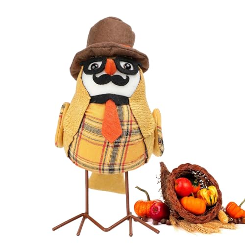 CENMOO Thanksgiving-Vogel Plüschtier - Plüschtiere Plüschtiere | Weiche und niedliche Schreibtischdekoration, Esstischdekoration, Plüschpuppe von CENMOO