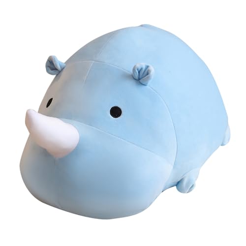 Plüsch-Nashorn, elastische Cartoon-Plüschpuppe, entzückendes Nashorn, 40 cm großes Plüschkissen, Weihnachtsgeschenk, Plüsch-Nashorn, für D Plüsch-Nashorn, elastische Cartoon-Plüschpuppe, entzückendes Nashorn, 40 cm großes Plüschkissen, Weihnachtsgeschenk, Plüsch-Nashorn, für D von CENMOO