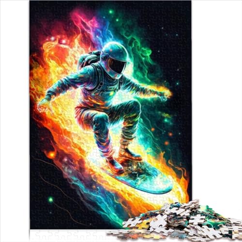 Puzzle „Astro on Fire“, 300-teiliges Puzzle für Erwachsene, Holzpuzzle für Erwachsene, Familienaktivität, 300 Teile (40 x 28 cm) von CENMOO