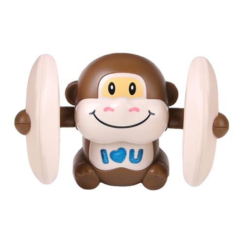 kriechendes spielzeug, niedliches sensorisches tierspielzeug mit licht und sound, sensorische entwicklung, lernspielzeug elektrisch rollender affe, frühes lernspielzeug kriechendes spielzeug, niedliches sensorisches tierspielzeug mit licht und sound, sensorische entwicklung, lernspielzeug elektrisch rollender affe, frühes lernspielzeug von CENMOO