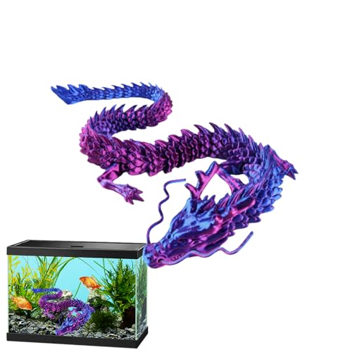 CENRF Flexibles Drachen-Spielzeug – Flexibles und bewegliches chinesisches Drachenspielzeug, Auto-Innendekoration für Männer und Frauen, neuartiges Spielzeug mit faszinierenden Augen von CENRF