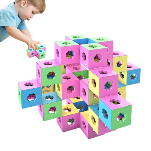 CENRF Geometrische Formen-Blöcke | Puzzle für 50 Teile, soziales und emotionales Spielzeug | stapelbares Spielzeug für die Vorschule, sensorisches Lernspielzeug für Schulbedarf CENRF Geometrische Formen-Blöcke | Puzzle für 50 Teile, soziales und emotionales Spielzeug | stapelbares Spielzeug für die Vorschule, sensorisches Lernspielzeug für Schulbedarf von CENRF