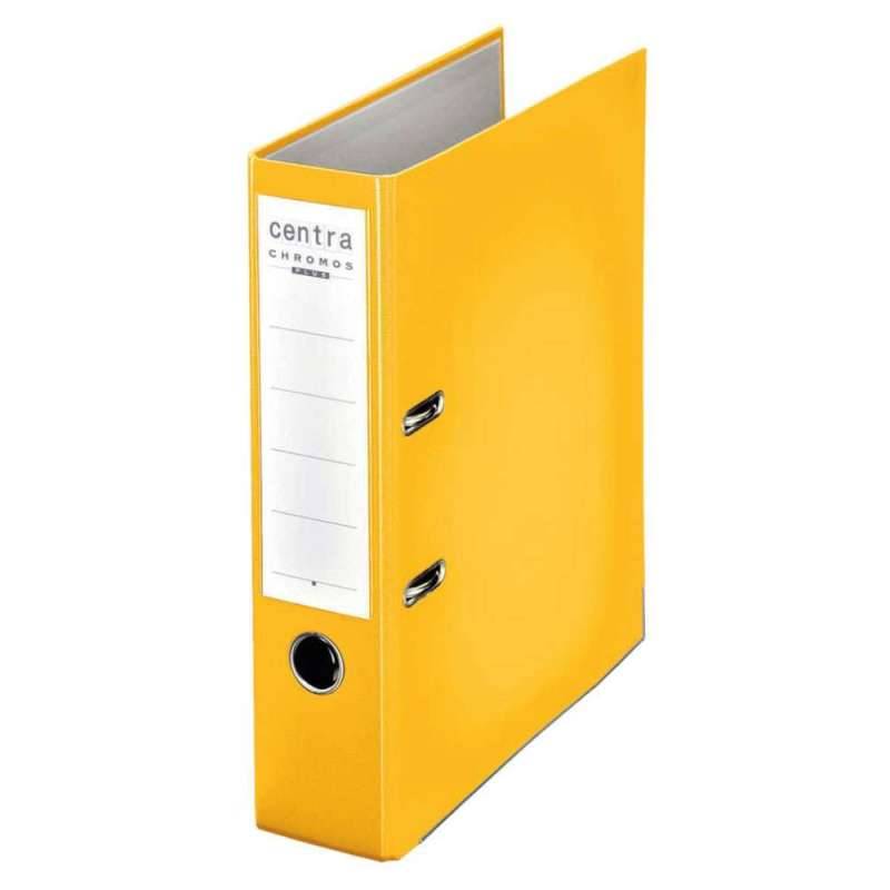 CENTRA Ordner Chromos, Breite (cm) 80 mm, Farbe gelb von CENTRA