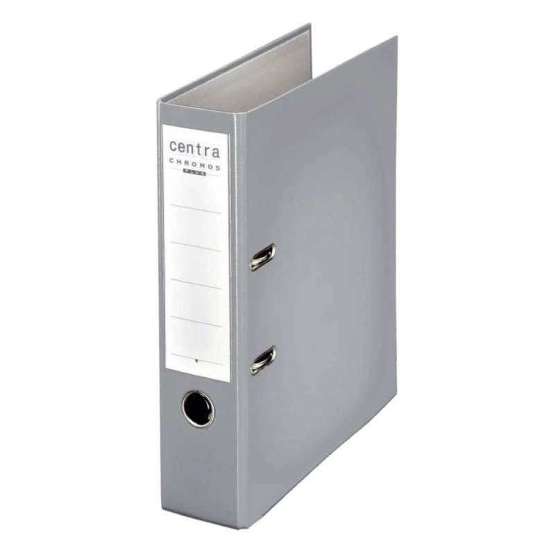 CENTRA Ordner Chromos, Breite (cm) 80 mm, Farbe grau von CENTRA