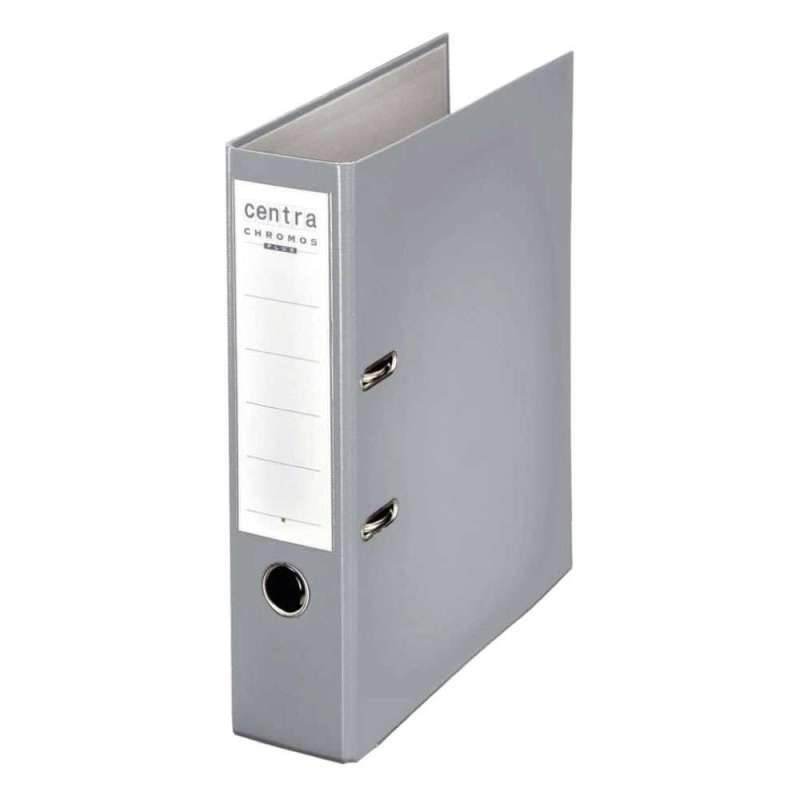 CENTRA Ordner Chromos, Breite (cm) 80 mm, Farbe grau von CENTRA
