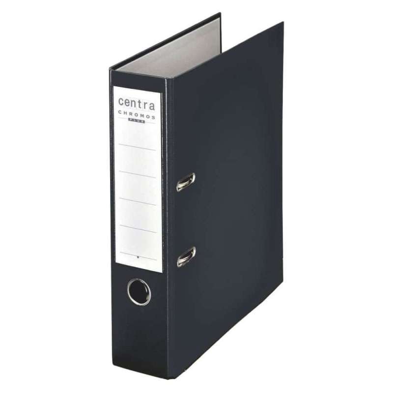 CENTRA Ordner Chromos, Breite (cm) 80 mm, Farbe schwarz von CENTRA