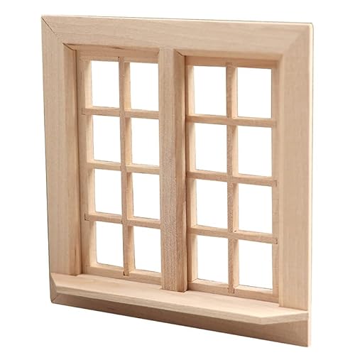 Puppenhaus Möbel, Puppe Große Tür 1:12 Maßstab Miniatur Puppenhaus Vintage Holztür Mini Wohnzimmer Schlafzimmer Puppen & Zubehör DIY Puppenhaus Dekorationen für Mädchen von CEOSPERE