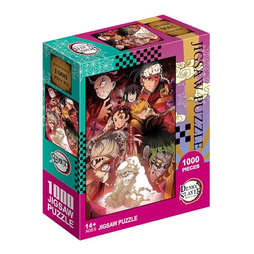 CEPTOR 1000 Piece Ghost Killing Jigsaw Puzzle Anime Periphere Dekompression Spielzeug Für Erwachsene Kinder Familie Bildungsaktivitäten (C) von CEPTOR