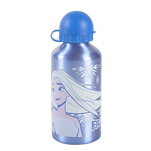 CERDÁ LIFE'S LITTLE MOMENTS Botella Aluminio Infantil de Frozen 2 de 500 ml de Capacidad y Tapón a Presión-Licencia Oficial Disney, Color Azul (2600001279) von CERDÁ LIFE'S LITTLE MOMENTS