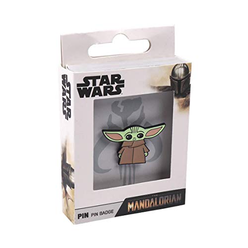 CERDÁ LIFE'S LITTLE MOMENTS - The Mandalorian | Star Wars Baby Yoda Metallischer Anstecker Pin - Offizielle Lizenz von CERDÁ LIFE'S LITTLE MOMENTS