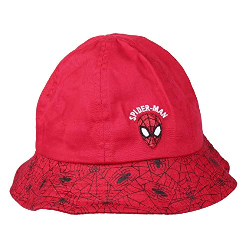 Cerdá Unisex Kinder 2200007237_ Fischerhut für Kinder Spiderman offizielles Lizenzprodukt von Marvel, Rot, 30 EU von CERDÁ LIFE'S LITTLE MOMENTS