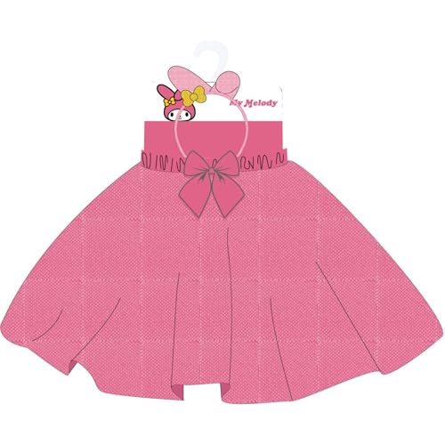 Hello Kitty Beauty-Accessoires-Set | rosa Rock mit dekorativer Schleife und Haarreif | Kostüm für Mädchen im Kawaii-Stil von CERDÁ LIFE'S LITTLE MOMENTS