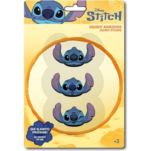Squishy Stitch Aufkleber-Set – Dekoratives Set mit strukturierten Stitch-Aufklebern mit 3D-Effekt und Kawaii-Design für Kinder, ideal für Bastelarbeiten, Geschenke und persönliche Dekoration Squishy Stitch Aufkleber-Set – Dekoratives Set mit strukturierten Stitch-Aufklebern mit 3D-Effekt und Kawaii-Design für Kinder, ideal für Bastelarbeiten, Geschenke und persönliche Dekoration von CERDÁ LIFE'S LITTLE MOMENTS