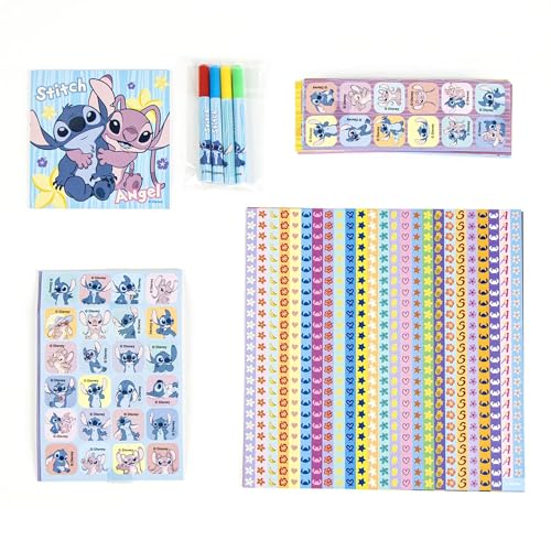 Sticker-Set, 1000 Stück, für Jungen und Mädchen, mit Disney Stitch-Design, dekorative Aufkleber für Bastelarbeiten, Tagebücher und Geschenke Sticker-Set, 1000 Stück, für Jungen und Mädchen, mit Disney Stitch-Design, dekorative Aufkleber für Bastelarbeiten, Tagebücher und Geschenke von CERDÁ LIFE'S LITTLE MOMENTS