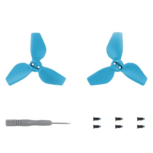 CERFFOOL Ersatz Propeller für DJI NEO Leicht Sicher Mehrfarbig Erhältlich Geräuscharm Schnellspanner Leichtes Robustes Drohnen Zubehör (blau for 1 Pair) von CERFFOOL