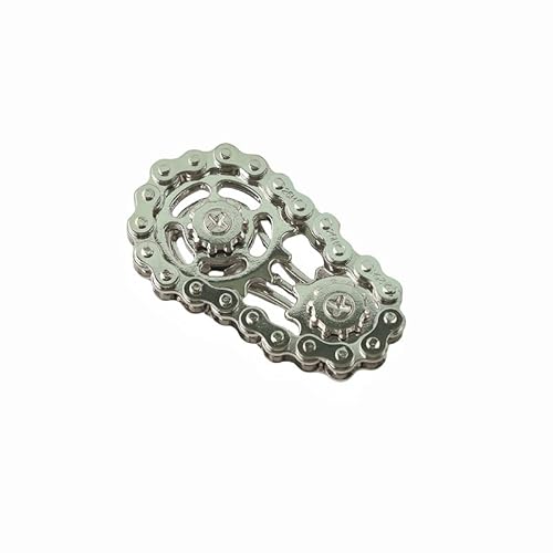 CERFFOOL Fidget Toy in Fahrradkette, EDC Spielzeug, Fidget Slider Toys 2 Gears Figity Spin Finger Games Anti-Angst Fidget Spinner für Erwachsene Kinder Anti-Stress Sensory Spielzeug Fingerspiele CERFFOOL Fidget Toy in Fahrradkette, EDC Spielzeug, Fidget Slider Toys 2 Gears Figity Spin Finger Games Anti-Angst Fidget Spinner für Erwachsene Kinder Anti-Stress Sensory Spielzeug Fingerspiele von CERFFOOL